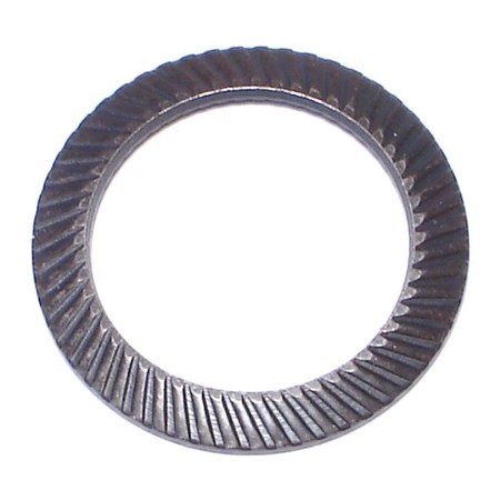 MIDWEST FASTENER Split Lock Washer, For Screw Size 16 mm Steel, Zinc Plated Finish, 6 PK 77207